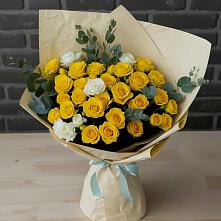 Букет цветов из:  Розы в Новый