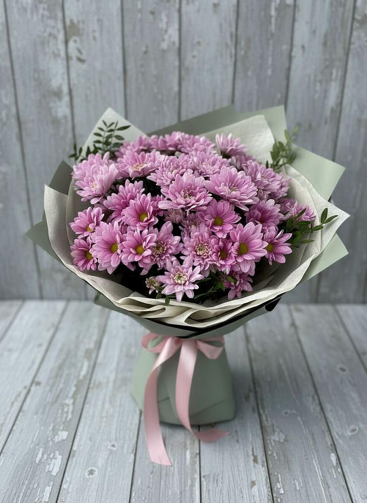 Букет цветов из: Хризантемы в Новый