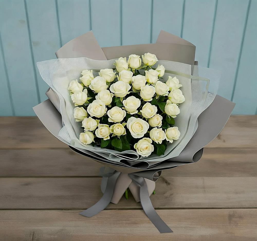 Букет Белоснежная нежность в Новый