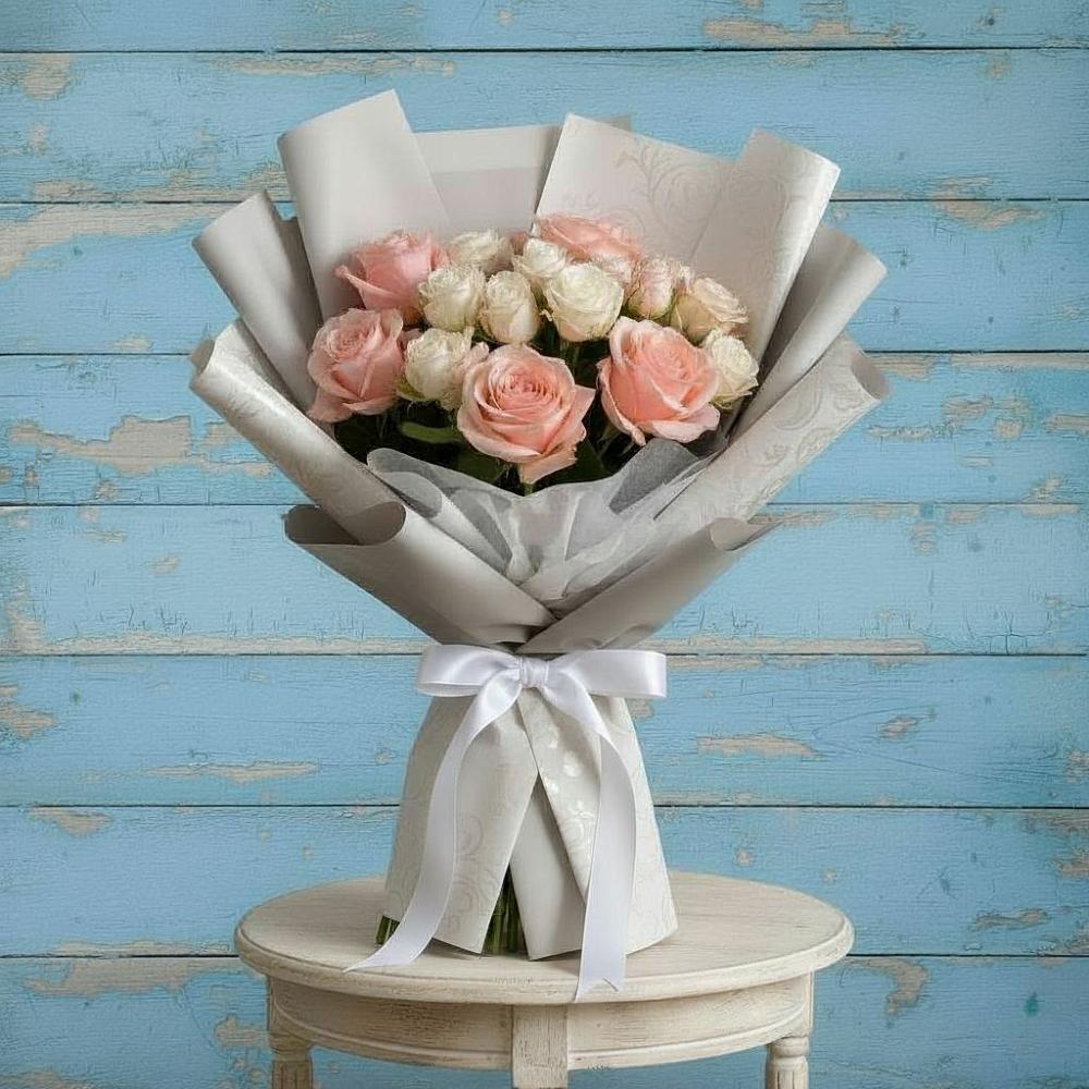 Букет цветов из: Розы в Новый