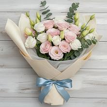 Букет цветов из:  Лизиантусы #REPLACE_PRED# Новый