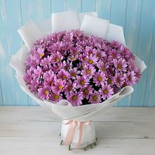 Букет цветов из:  Хризантемы в Новый