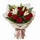 Букет цветов из: Лилии и Розы в Новый