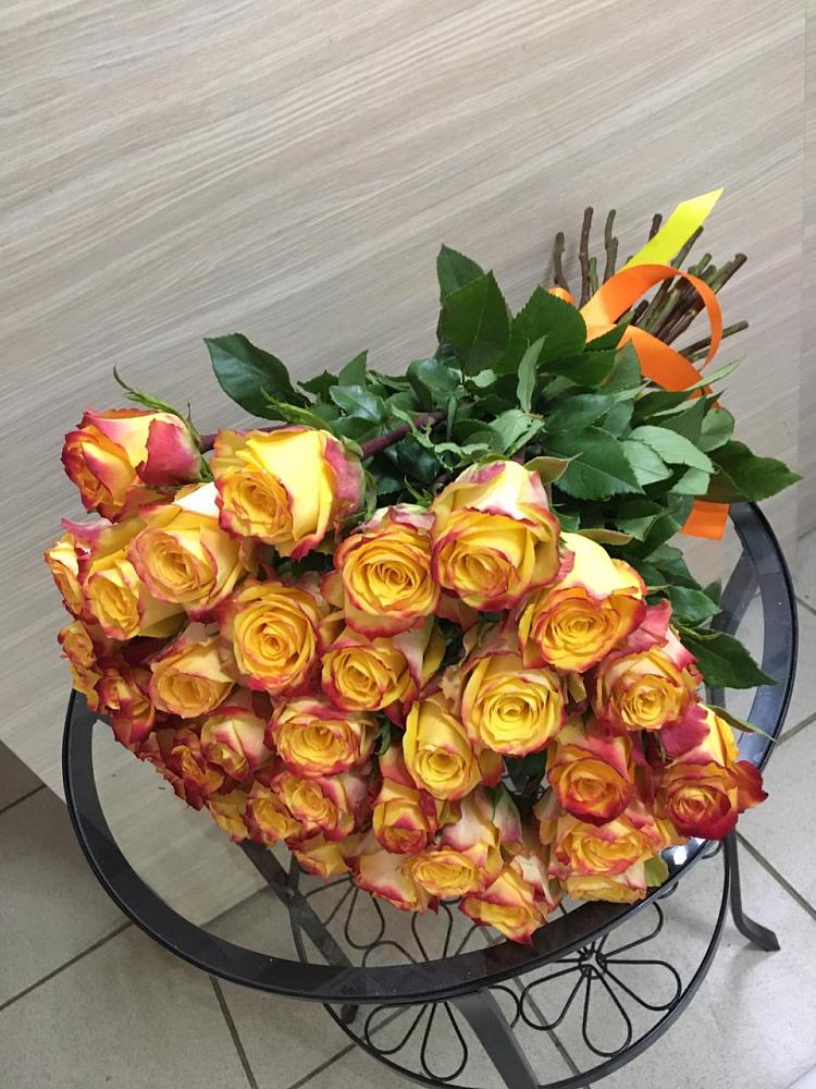 Букет Желтые розы в Новый