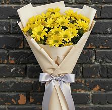 Букет цветов из:  Хризантемы в Новый