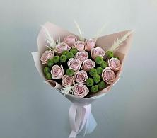 Букет цветов из:  Розы и Хризантемы в Новый