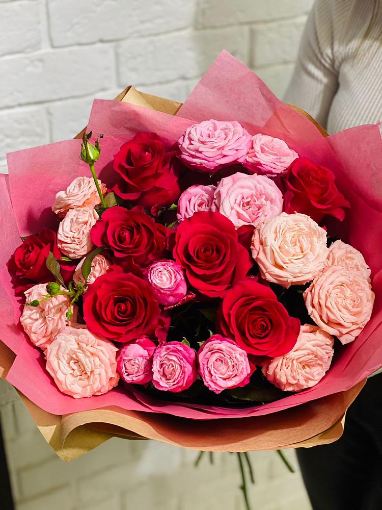 Букет цветов из: Розы в Новый