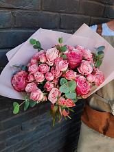 Букет розы в пальмах в Новый Букет цветов из: Розы в Новый
