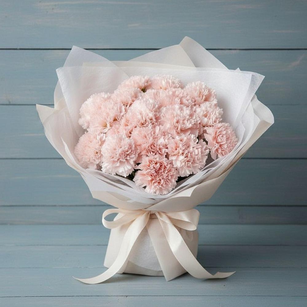 Букет цветов из: Гвоздики в Новый