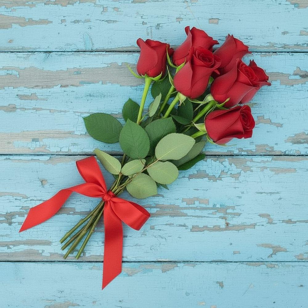 Букет Красные розы в Новый
