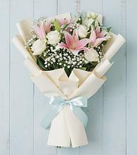 Букет цветов из:  Лилии в Новый