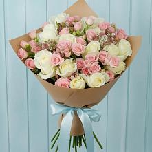 Букет цветов из:  Розы в Новый